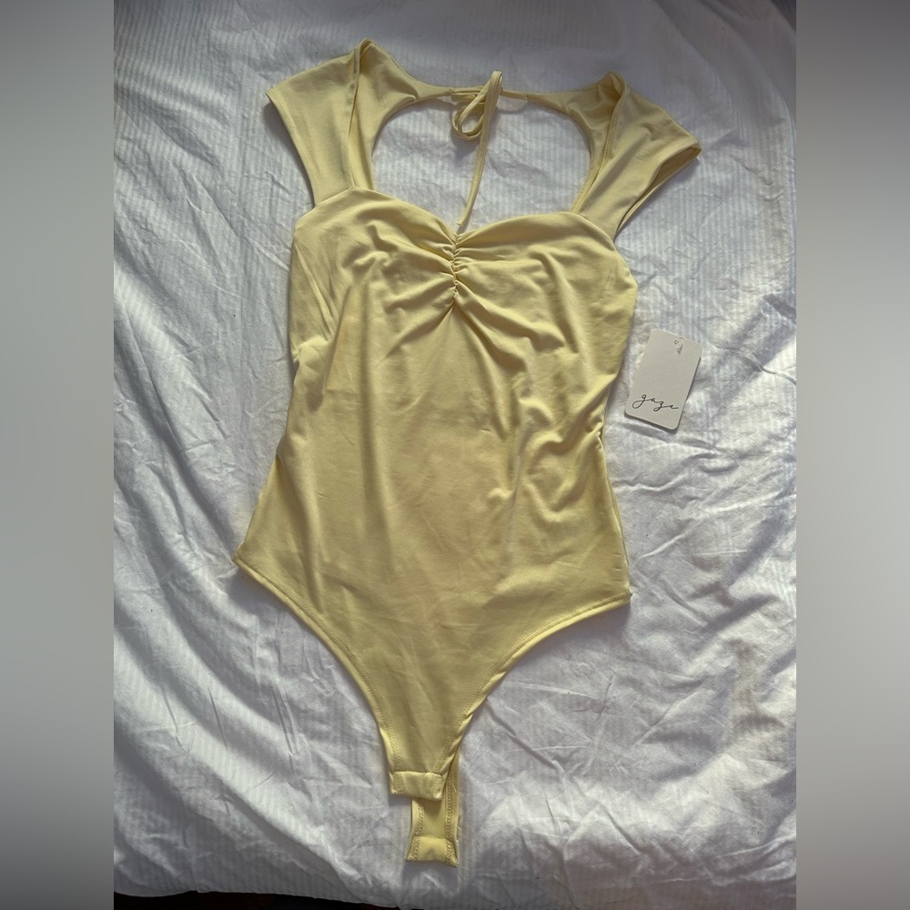 Gaze Light Yellow Bodysuit